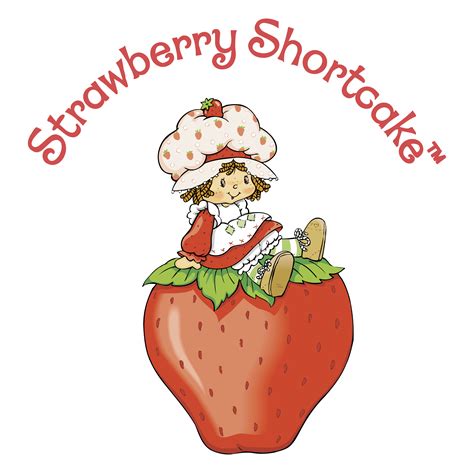 Strawberry shortcake mascot symbol
